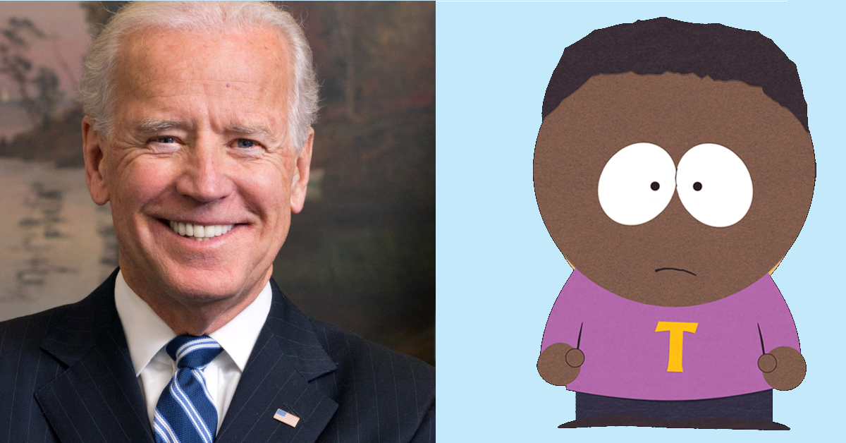 Joe Biden picks Token Black from South Park for VP