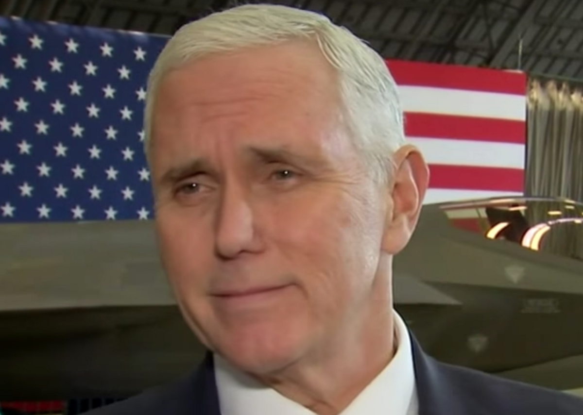 Mike Pence's erection "visible from space", as Trump is admitted to hospital
