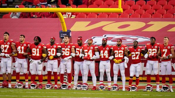 "Football Protests are fine, when it's us booing racial unity", clarify white Trump supporters